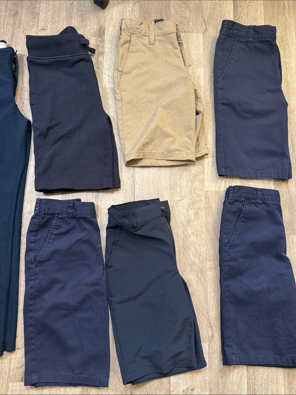 Kids Navy and Khaki Bottoms Pack - Classic School Shorts & Pants.Size 10 - Picture 3 of 3